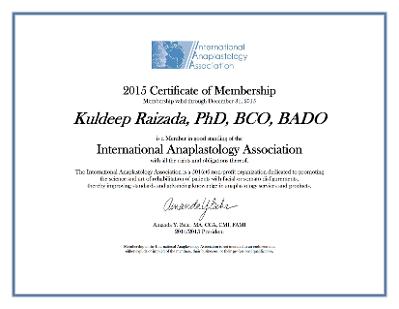 International Anaplastology Associations, USA 